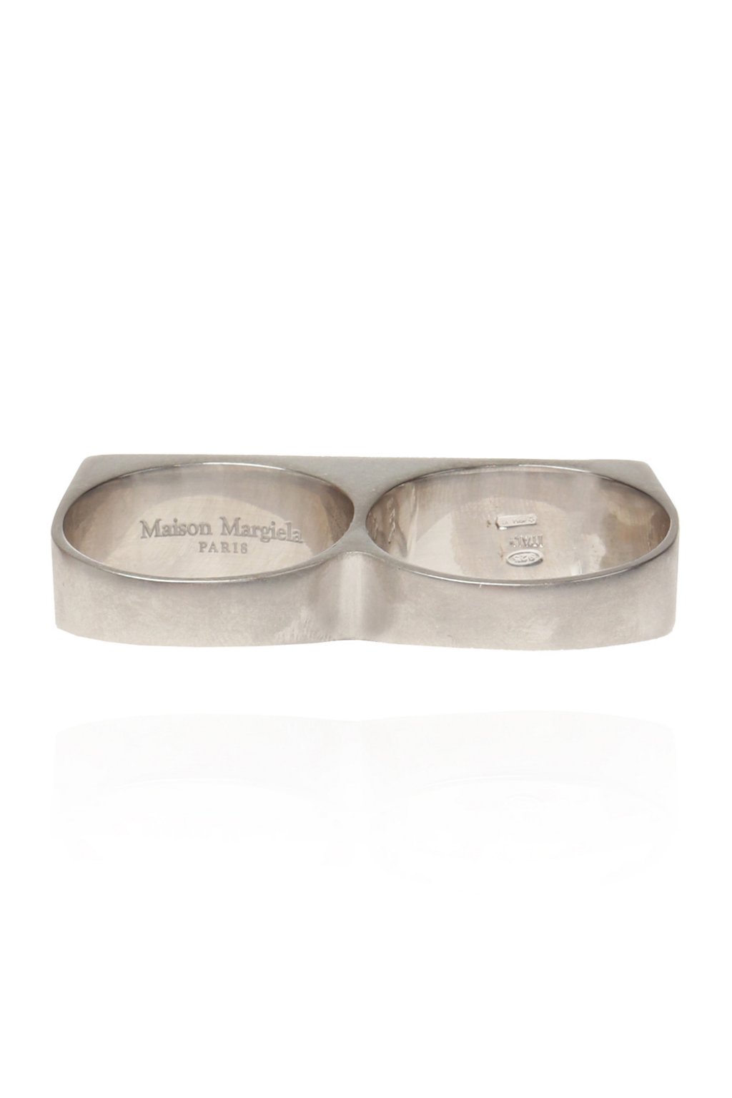 Maison Margiela Double ring with logo | Men's Jewelery | Vitkac